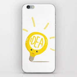 Idea, lighting your day! iPhone Skin