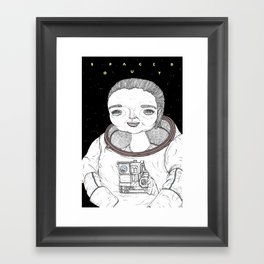 Spaced Out Framed Art Print