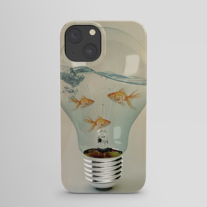ideas and goldfish 03 iPhone Case