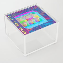 Vaporwave Duplicity Acrylic Box