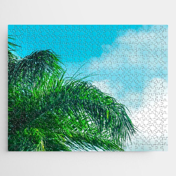 Maui Palm Sky Hawaii Jigsaw Puzzle