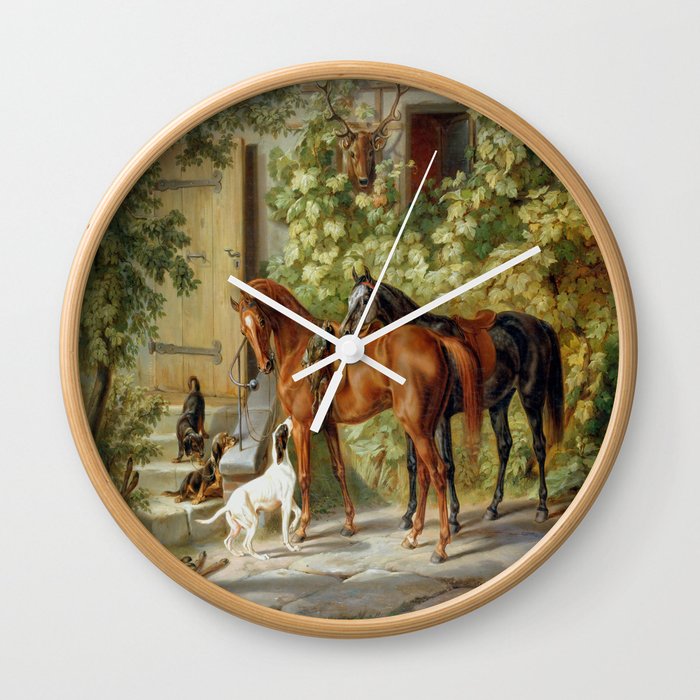 Horses Wall Clock