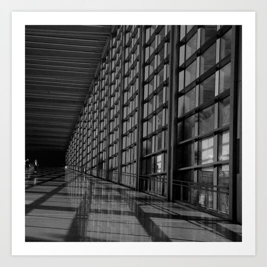 Waiting at the Airport II Art Print