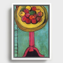 Henri Matisse, Bowl of Apples on a Table Framed Canvas