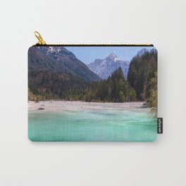 Stunning turquoise water in Kranjska Gora, Slovenia Carry-All Pouch