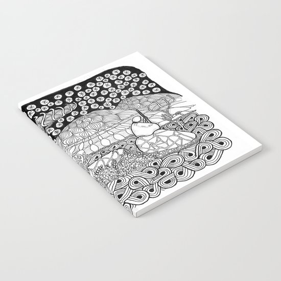 Zentangle Night Solitude Notebook