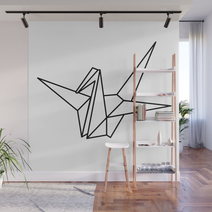 Origami Crane Wall Mural