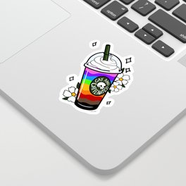 Gay and Caffeinated  Sticker