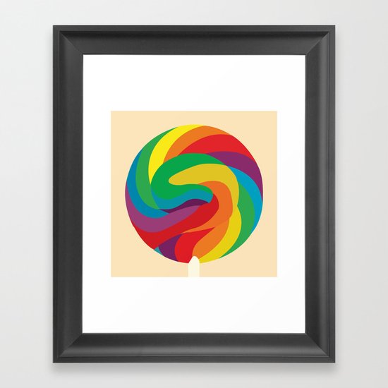 Lollipop Framed Art Print