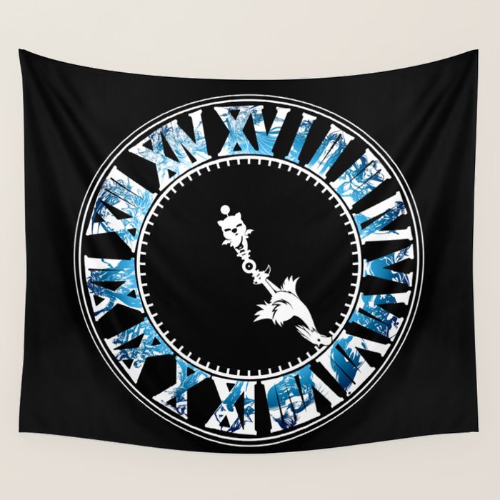 Final Hours Blue Wall Tapestry By Sevie