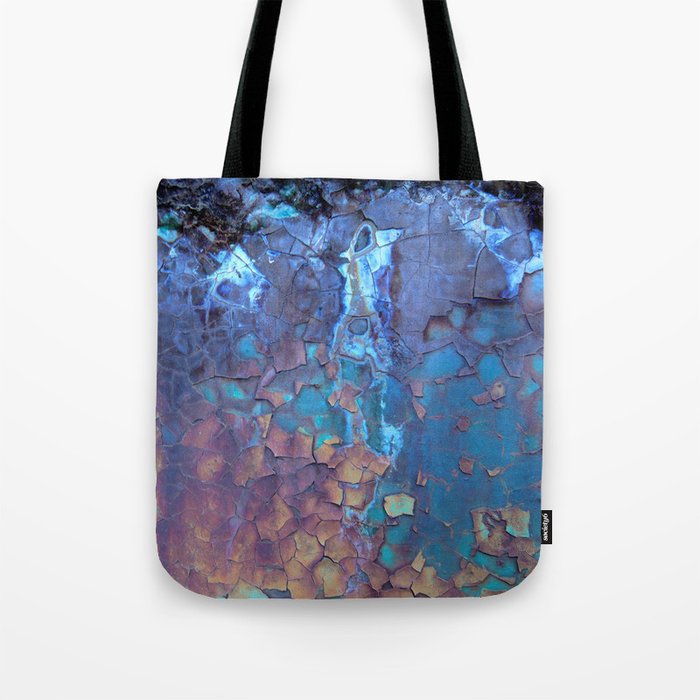 Waterfall. Rustic & crumby paint. Tote Bag