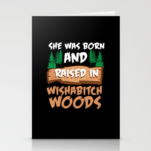 Wishabitch Woods Stationery Cards