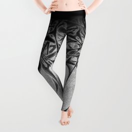 Panic with White Scribbles Leggings