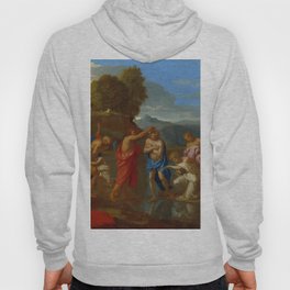 The Baptism of Christ by Nicolas Poussin Hoody