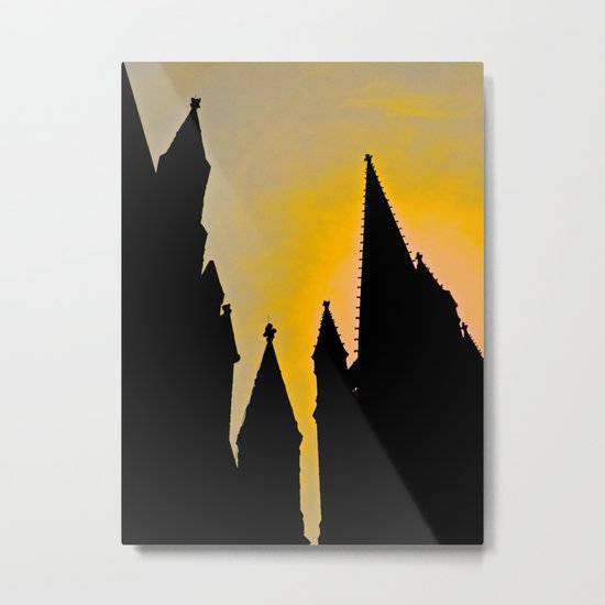 Steeple Sunrise Metal Print