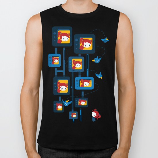Me, Myself, and Some Birds Biker Tank