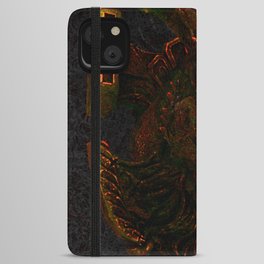 PSYMETRY - Psychedelic Dragon - Orange iPhone Wallet Case