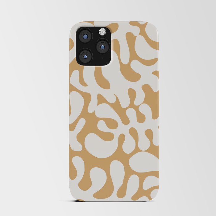 White Matisse cut outs seaweed pattern 7 iPhone Card Case