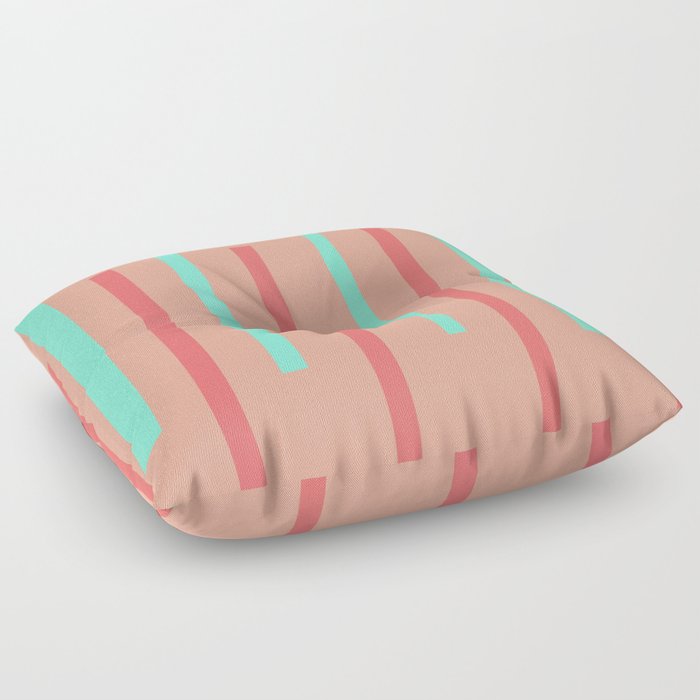 Colorful Stripes Floor Pillow