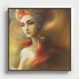 Helena, The Sad Duchess Framed Canvas