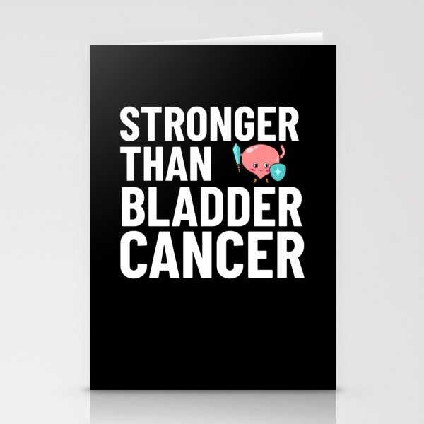 Bladder Cancer Ribbon Awareness Chemo Survivor Stationery Cards