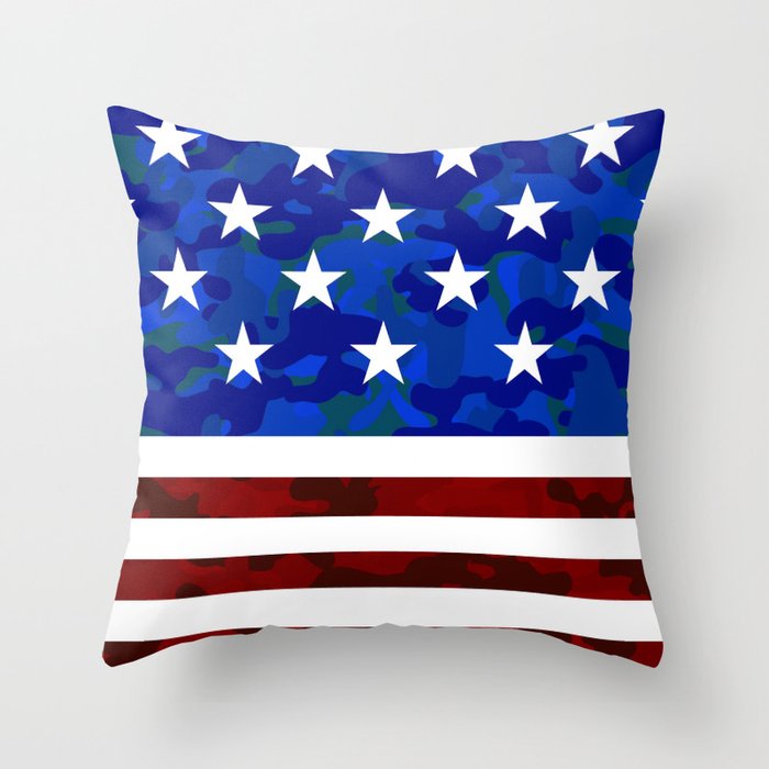 Indoor Pillow Cover 20 x 20 with Pillow Insert Society6 Camouflage Gray by 10813 on Throw Pillow 