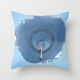 Blue Island Throw Pillow