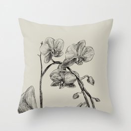 Orchid Throw Pillow