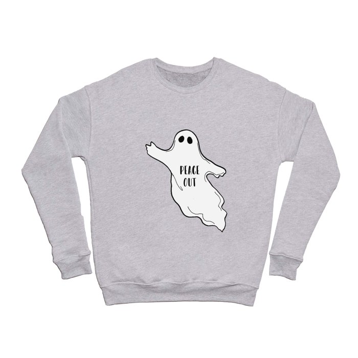 Peace out ghost Crewneck Sweatshirt