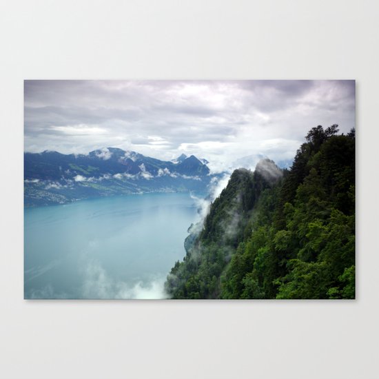 End of the Lake. Canvas Print