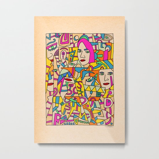 - shy - Metal Print