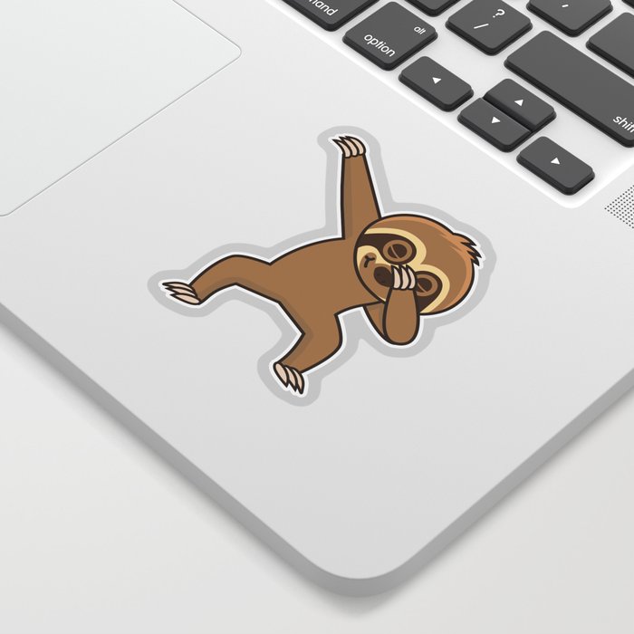 Sloth dab Sticker