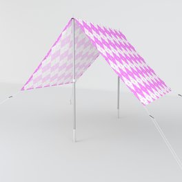 Light Magenta Pink Argyle Diamond Pattern Sun Shade