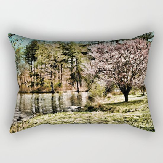 Spring Time In New England Rectangular Pillow