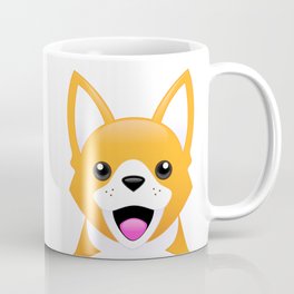 Corgi Emoji Style Coffee Mug