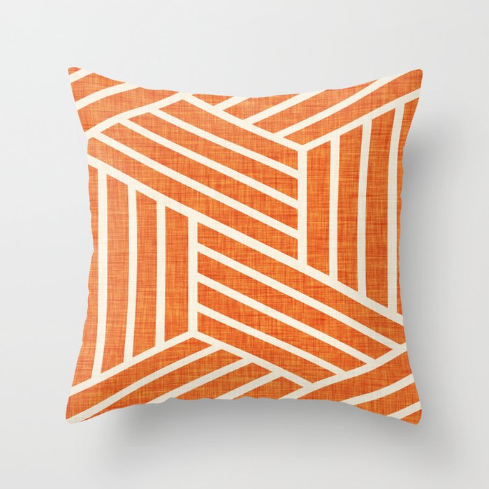 Slice Orange Throw Pillow