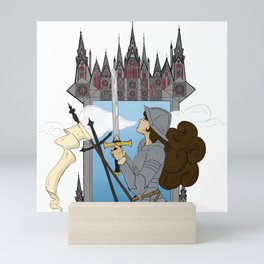 Joan of Arc, color Mini Art Print