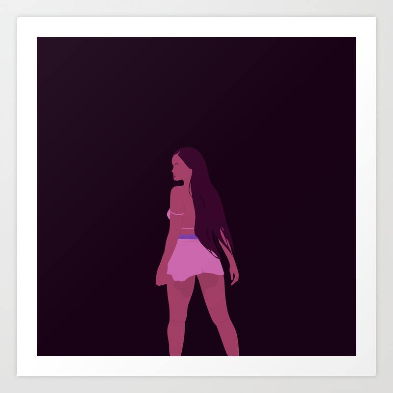 Rihanna Work Art Print By Navytillidie Society6