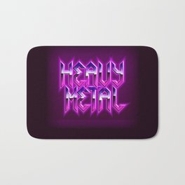 Purple Heavy Metal Bath Mat