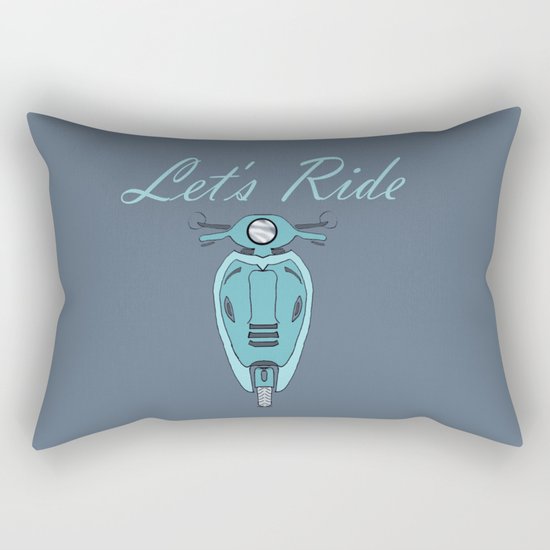 Let's Ride Rectangular Pillow