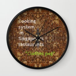 WOOD Wall Clock