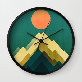 Gold Peak Wall Clock