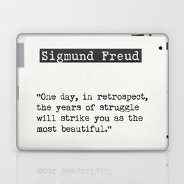 Sigmund Freud quote Laptop Skin