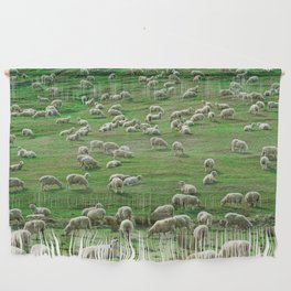Flock Sheep New Zealand Wall Hanging