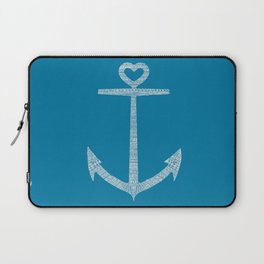 Love is the anchor Laptop Sleeve