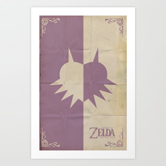Majoras Mask Art Print
