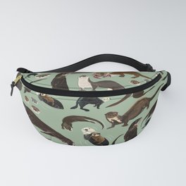Otters of the World pattern Fanny Pack