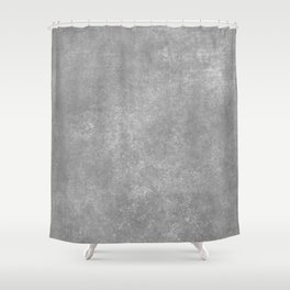 Grey designed grunge texture. Vintage background Shower Curtain