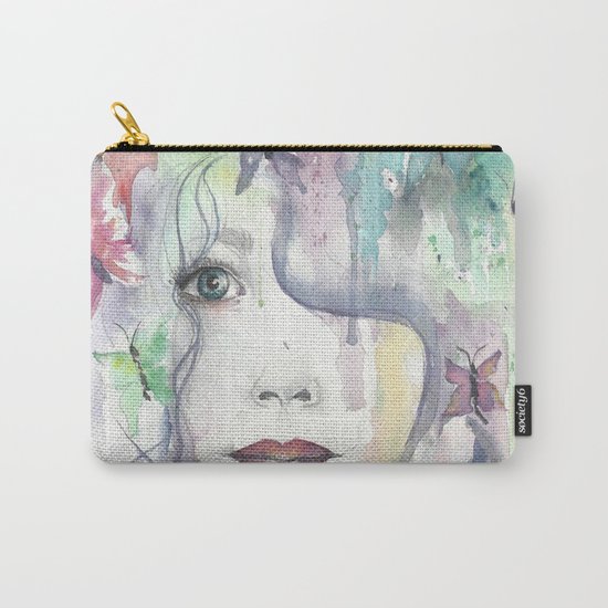 Floral Bohemian Carry-All Pouch