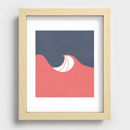 WAVE LOVE Recessed Framed Print